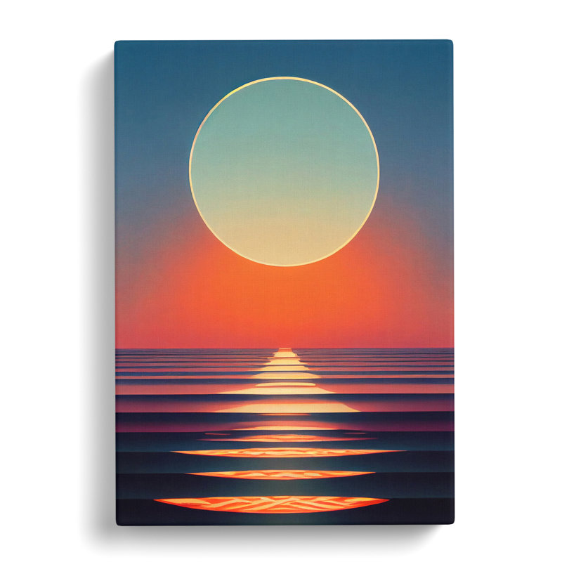 Carlyn Sunset Conceptual Art Vol.2 - Wrapped Canvas, 76cm H x 50cm W