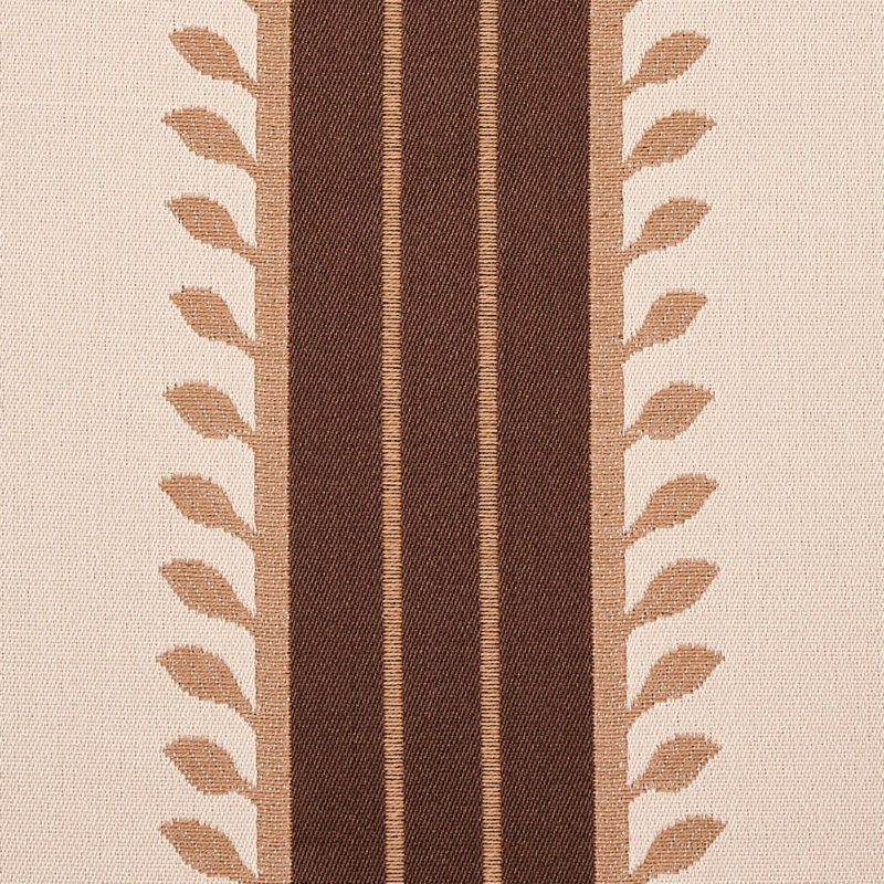 Tissu à rayures étrusques, Brun