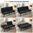 63" Velvet Convertible Futons Sofa Folding Reclining Sleeper Sofa-1068435296