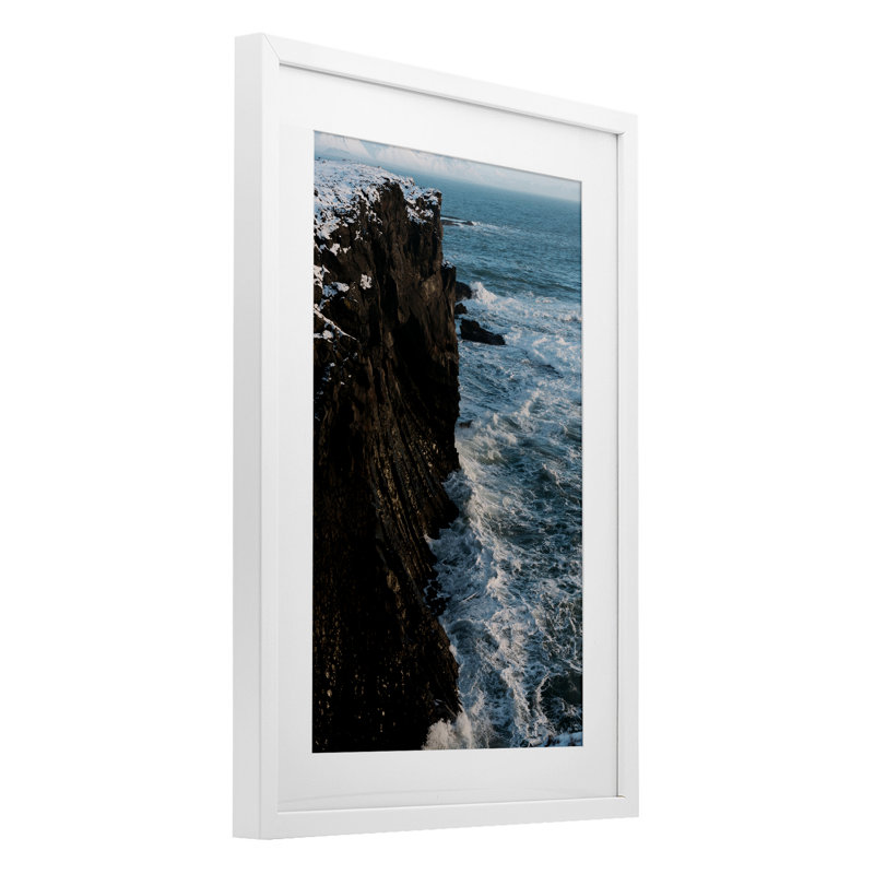 Islande, péninsule de l'Islande, reproduction encadrée sous verre, conception de Jade Sharp Photo, H 23 po x l 17 po