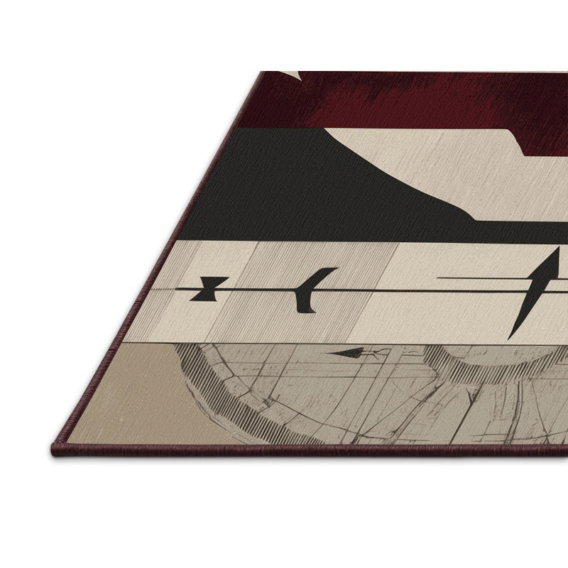 Sovereign Scrolls Rug, Square 3'