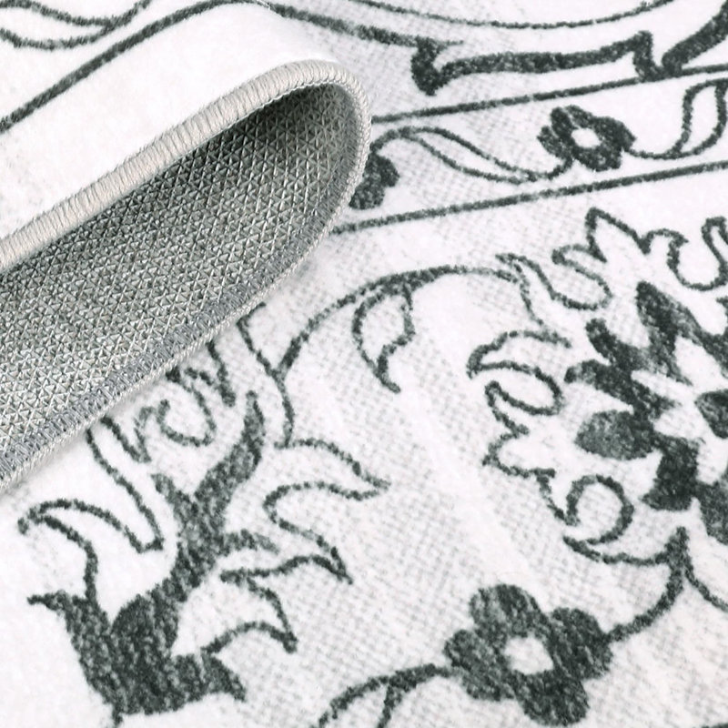 Tapis Boho, 2 x 6 pi (noir)