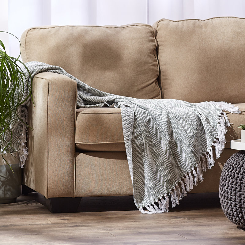 Hand Woven Throw Blanket, Artichoke