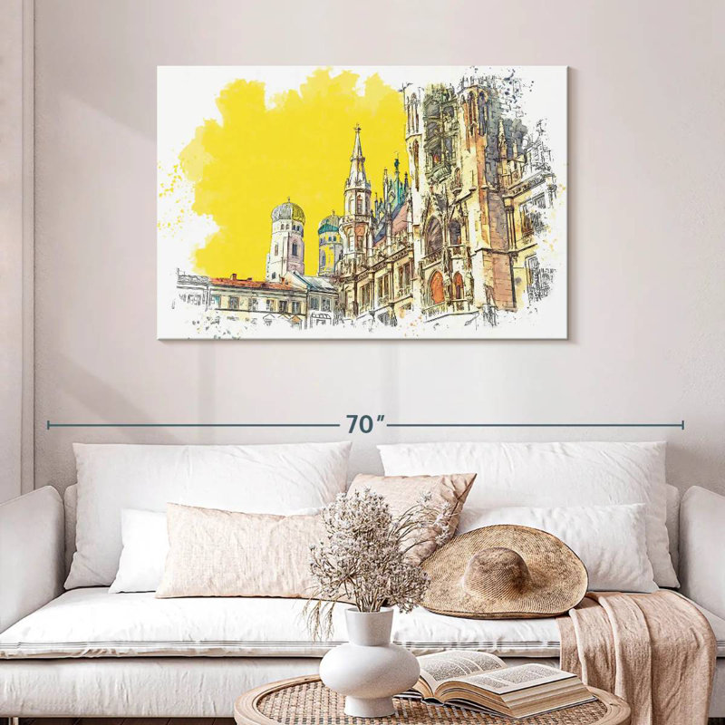 Munich Lilie, 30" H x 45" W