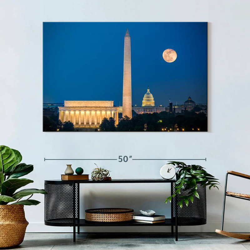 Lilie Washington Monuments, 34" H x 51" W