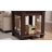 Farmhouse End Tables Set of 2 With 2-Tier Storage Shelf, Large Square Side Table With 4 Solid Wood Square Legs, Small Coffee Table For Living Room, White-1234809569-1233622050