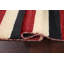Tapis oriental rayé moderne Gabbeh Kashkoli noué à la main 2 x 3