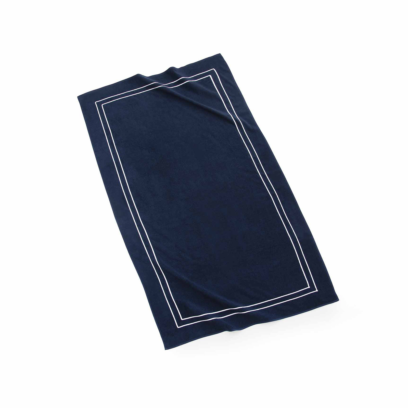 Murphie Turkish Cotton Beach Towel, Navy