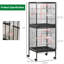 139.7cm Steel Floor Bird Cage