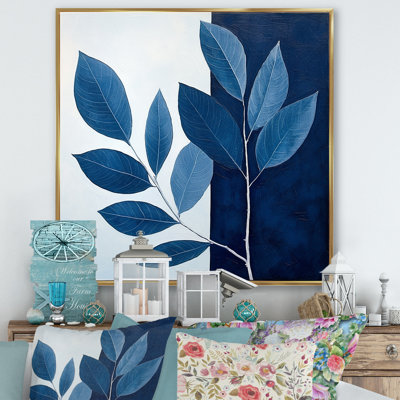 Blue Indigo Leaves Harmony I