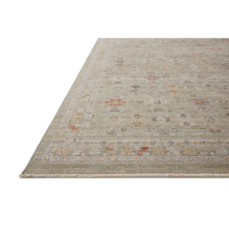 Spa Multi Hand-Knotted Synthetic Runner Rug 2'-7" x 10'-0"