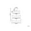 3-Tiered Cake Stand KOUIGN Silver Tiered Stand