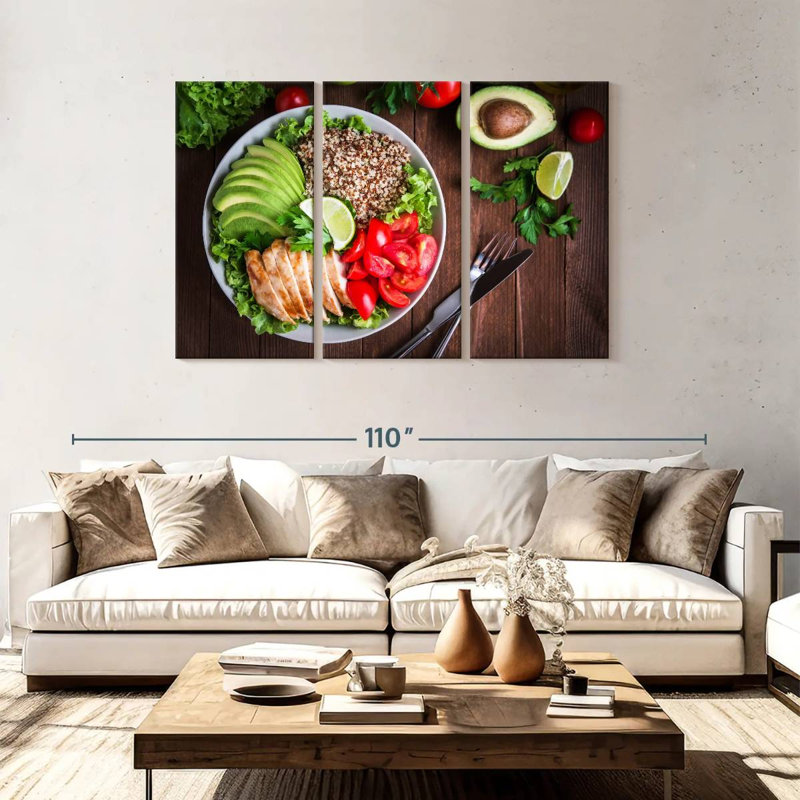 Yarlin Quinoa Salad, 48" H x 74" W