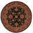 Balthrop Hand Tufted Wool/Cotton/Latex Oriental Rug in Black/Orange-19264751