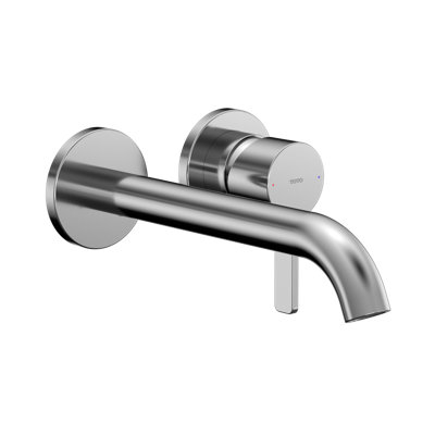 Single-Handle Wall-Mounted Bathroom Faucet with Comfort Glide Technology
