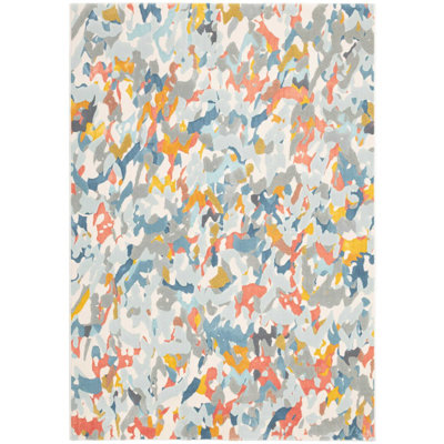 Demarian Rectangle Abstract Area Rug