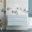 Meuble-lavabo mural 36 po avec tiroirs doubles 36 po-64308081-64308083