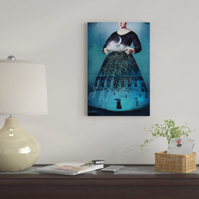 « frau holle » par catrin welz-stein, reproduction d’impression sur toile tendue
