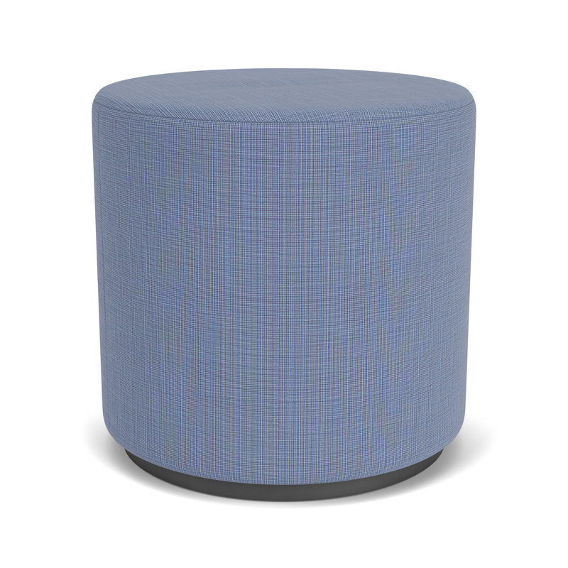 Repose-pieds Darsey, Charcoal, Chambray bleu marine clair