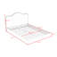 Lit plateforme tapissier avec tête de lit-1357673308