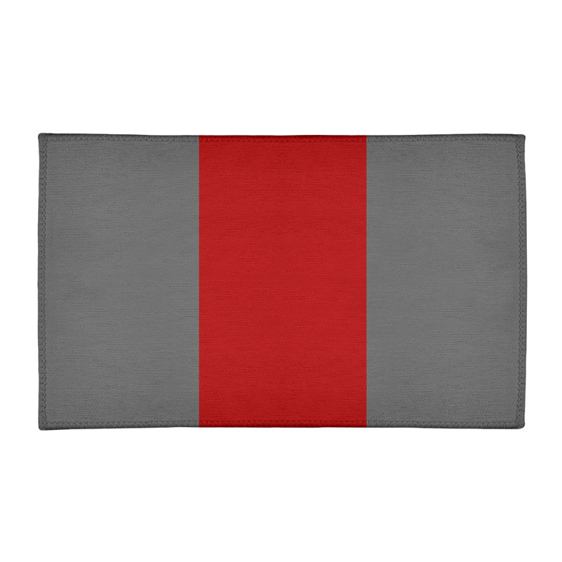 Tapis rouge/gris, Rectangle 2 pi x 3 pi