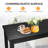 Patio Fir Wood Black Bar Table-313321919