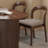 Durable Dark Brown All-solid Ash Dining Table Set-106325787