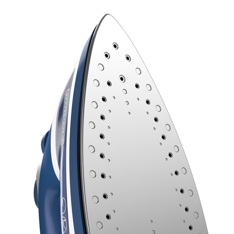 Teal Stainless Steel Steam Iron with Smart Controls