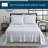 Aeropostale 4 Piece Premium All Season Microfiber Sheet Set, 2 Pillow Cases, 1 Fitted Sheet, 1 Flat Sheet, Fits Mattresses up to 16” Deep, Twin Size, Grey Plaid-122810219