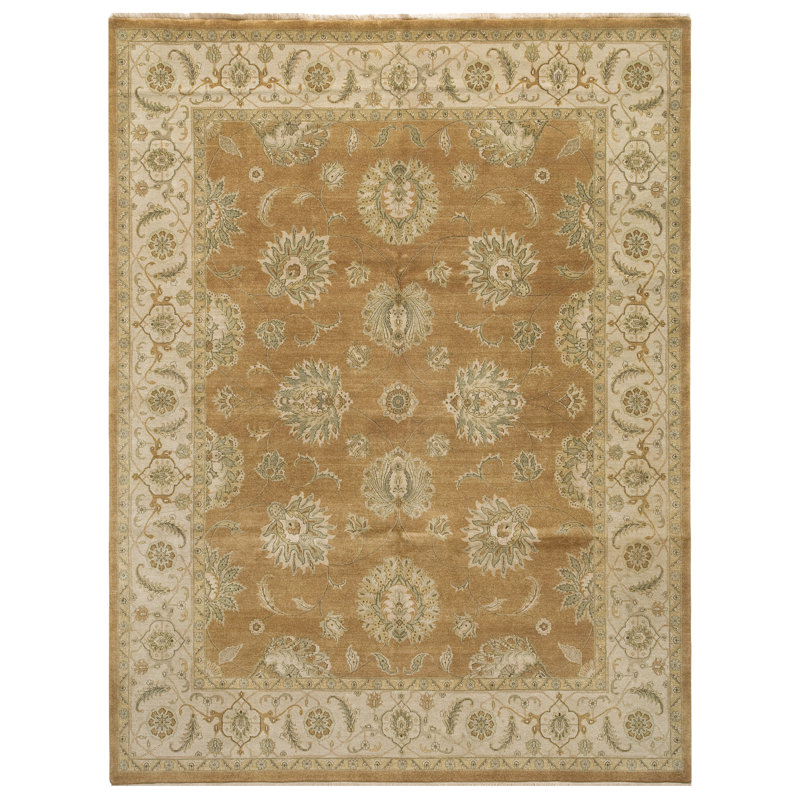 Wool Oriental Area Rug, Rectangle 6' x 9'