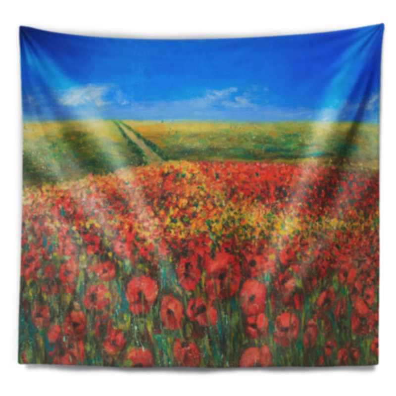 Polyester Tapestry, 68" H x 80" W