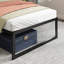 Desoto Tool-Free Quick Lock Metal Bed Frame-2113112358