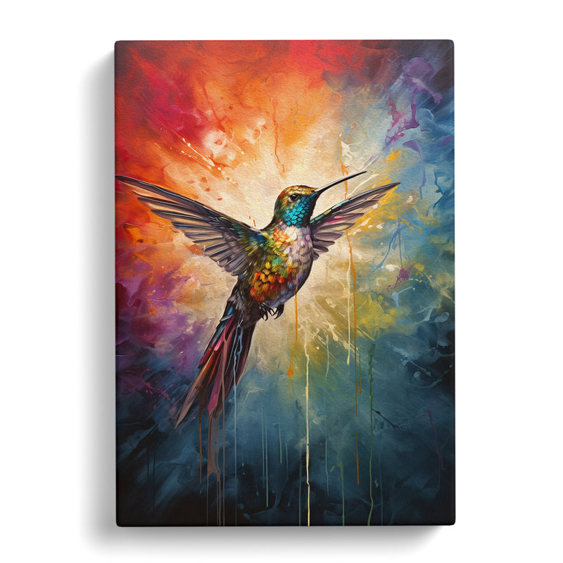 Hummingbird Modern - Wrapped Canvas, 76cm H x 50cm W x 3cm D