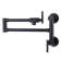 ARCORA Single Hole Two Attachment Brass Wall Mounted Pot Filler Kitchen Faucet with Double-Handle