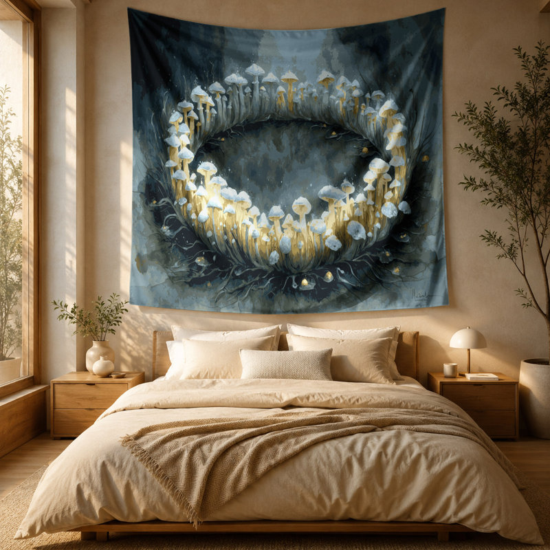 Tapisserie murale Sci Fi Fairy Ring, 51 po x 60 po