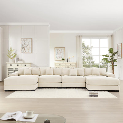 Oversized Cloud Modular U-Shape Sectional Couch