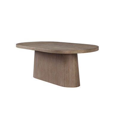 Oval Dining Table in Cocoa Finish(Only Table)