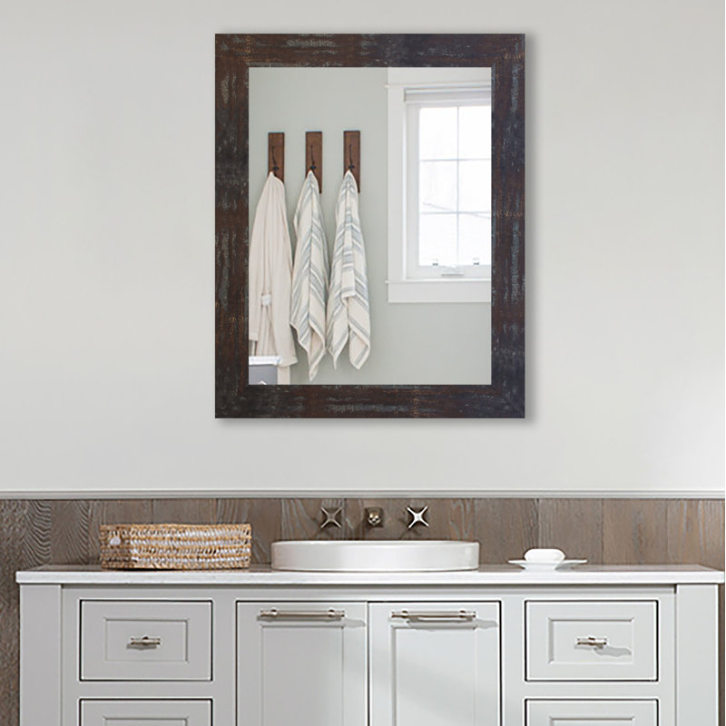 Anzalone Flat Wall Mirror, 26" H x 22" W
