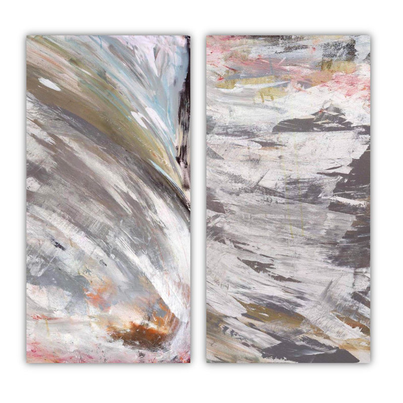 «Oolala Set» par John Beard - reproduction d'artiste sur toile, Cadre flottant noir, L 20 po x H 40 po x P 3 po