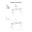 Table de canapé 1 pièce avec plateau en verre blanc et pieds de style cabriole en acier inoxydable-212817645