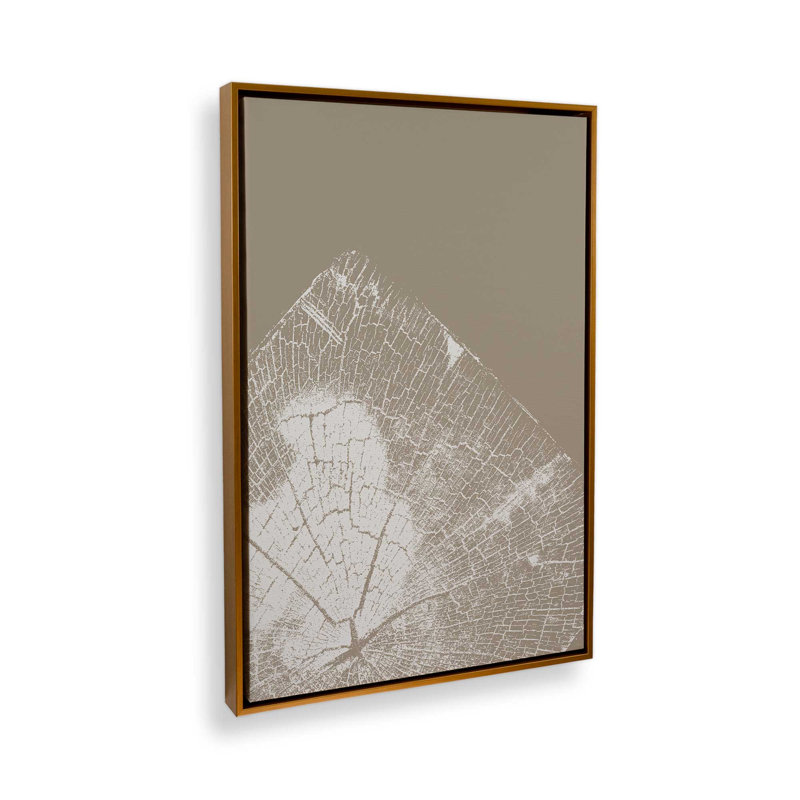Timeless Grains II, reproduction sur toile , H 36,75 po x l 24,75 po x P 1,75 po, Cadre flottant or poli