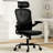 Ergonomic Office Chair, Home Office Desk Chair With Headrest, High Back Computer Chair With Armrests And Adjustable Lumbar Support For Home Office Study Room-1660202705