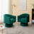 Murrow Velvet Swivel Barrel Chair-409425054