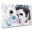 Elvis Presley Stars in Abstract - Wrapped Canvas-55315780