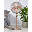 Tower Metal Pedestal Fan with 3 Speeds, Automatic Oscillation, 16, 50W-129104675