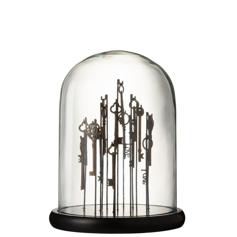 Kovacs Glass Decorative Object, 30.5cm H x 23.5cm W x 23.5cm D