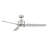 Ameeyah 52" 3 - Blade LED Standard Ceiling Fan in Brushed Nickel with Remote Control and Light Kit Included-548249359