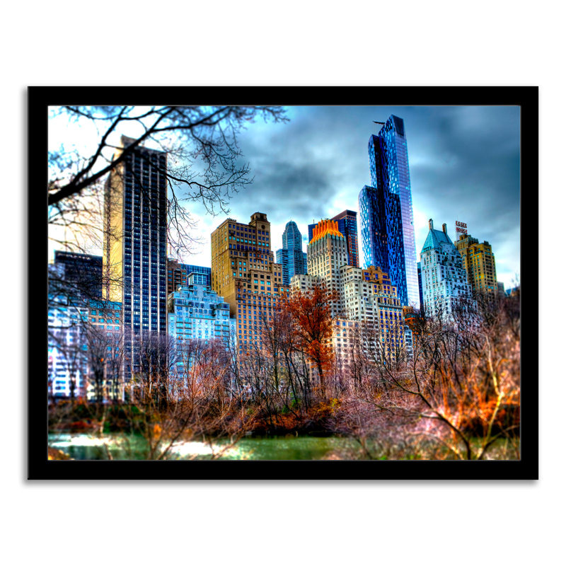 New York City NYC Central Park par Wayne Collamore - photographie de cadre, H 11 po x l 14 po x P 1,25 po