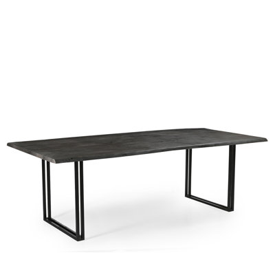 Barson Solid Wood Dining Table - Grey