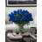 Large Rota Cylinder With Blue Tulips 